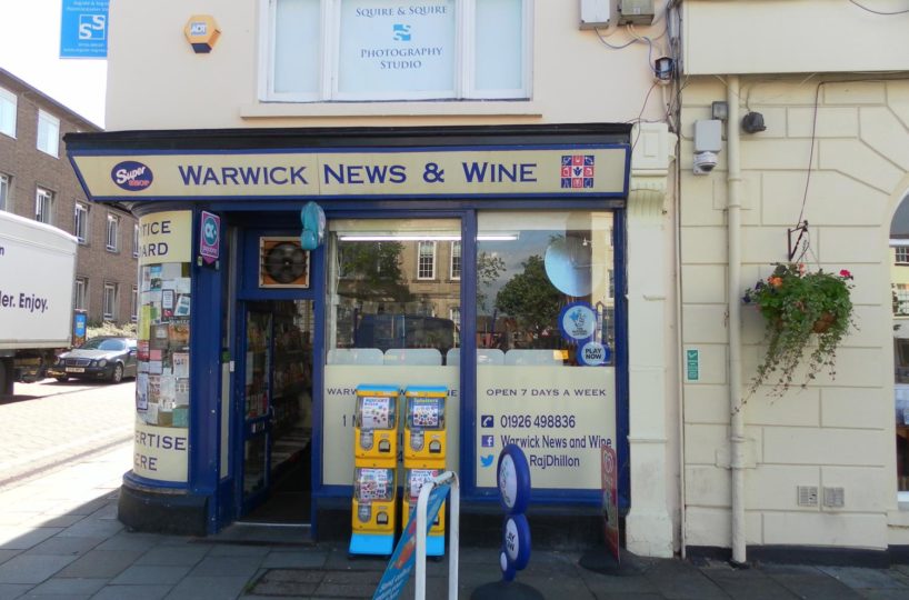 Leasehold Newsagents and Off-Licence Located In Warwick