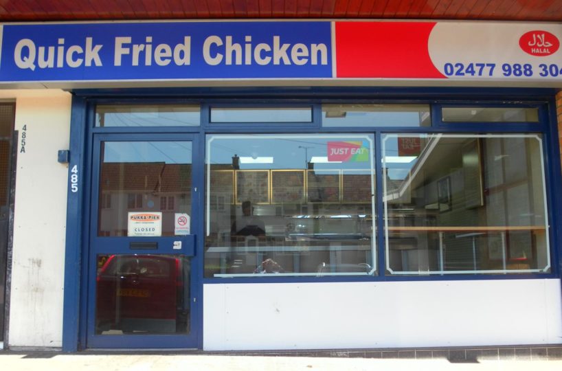 Fish and Chip Shop and Pizza Takeaway Located In Coventry