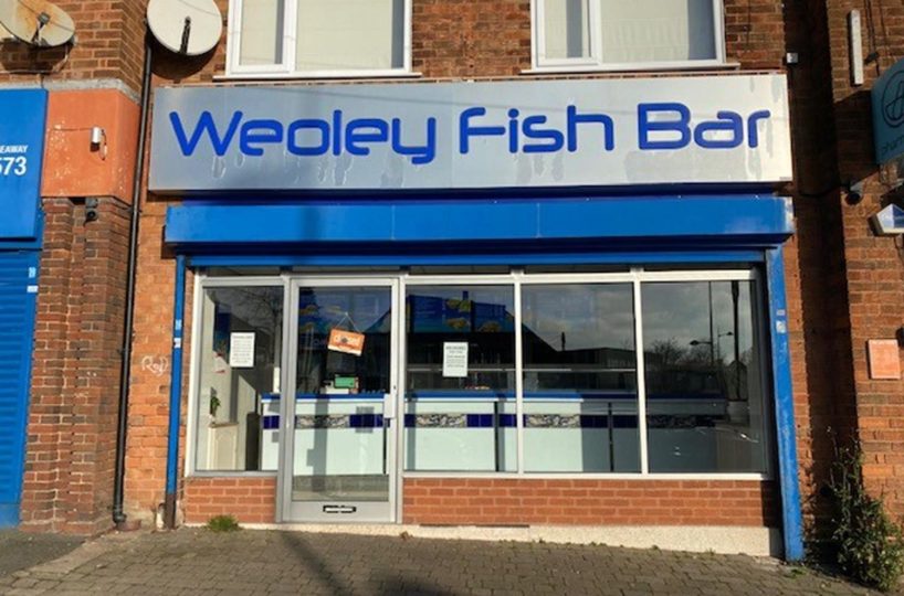 Leasehold Fish & Chip Takeaway Located In Weoley Castle