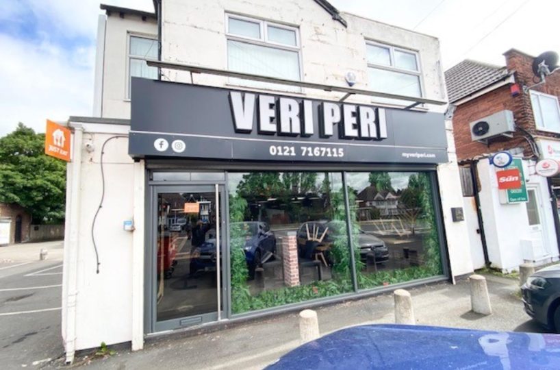 Leasehold Peri Peri Chicken Takeaway & Restaurant Franchise Located In Perry Bar