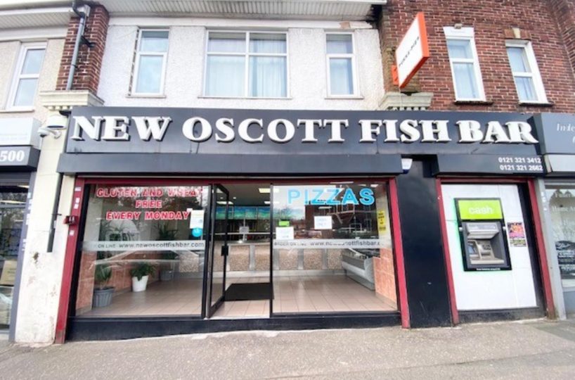 Leasehold Fish & Chip & Pizza Takeaway Located Sutton Coldfield