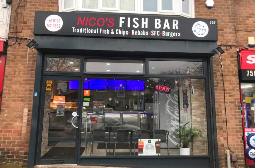 Leasehold Fish & Chip Takeaway Located In Solihull