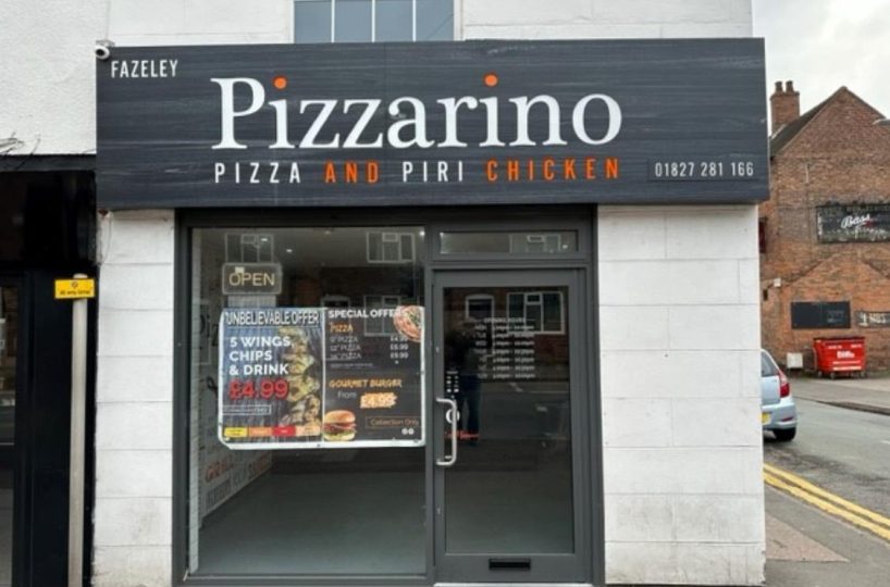 Leasehold Pizza & Piri Piri Chicken Takeaway Located In Tamworth