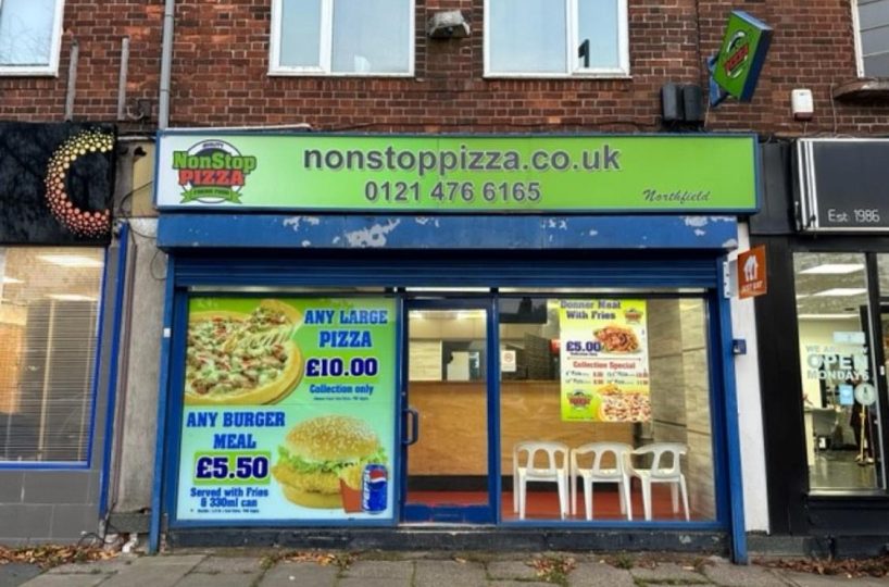 Leasehold Pizza Takeaway Located In Northfield