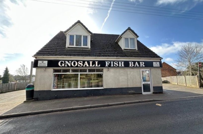 Leasehold Fish & Chip Takeaway Located In Gnosall