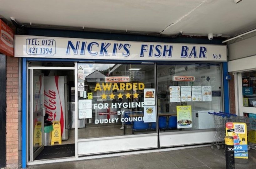 Leasehold Fish & Chip Takeaway Located In  Halesowen