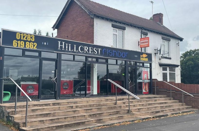 Leasehold Fish & Chip Takeaway located In Swadlincote, Derbyshire