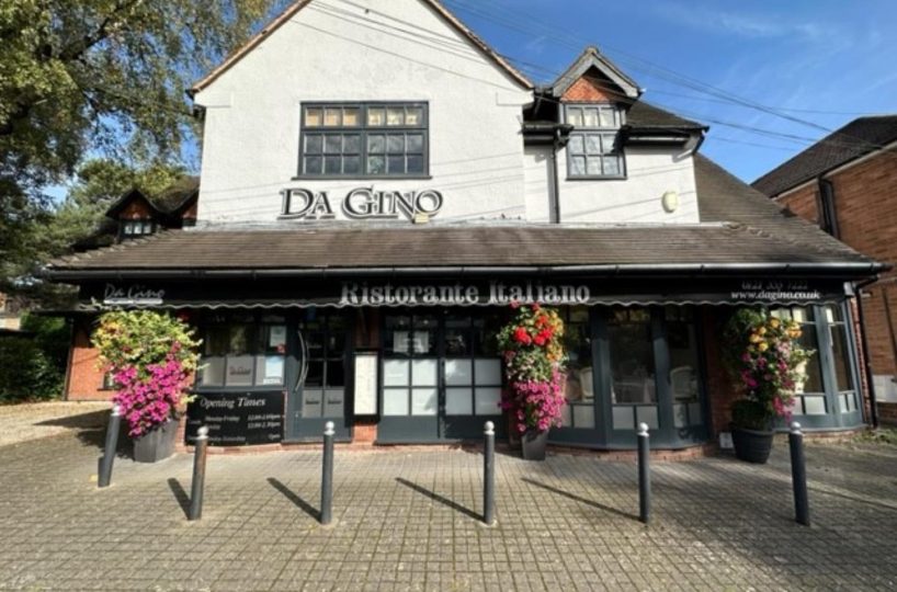 Leasehold Italian Restaurant Located In Sutton Coldfield