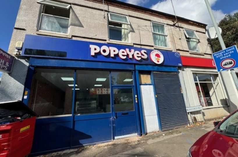 Leasehold Fried Chicken Takeaway Located In Winson Green