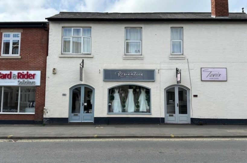 Leasehold Bridal Shop Located In Warwickshire