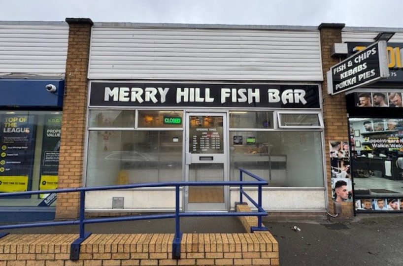 Leasehold Fish & Chip Takeaway Located In Merry Hill, Wolverhampton